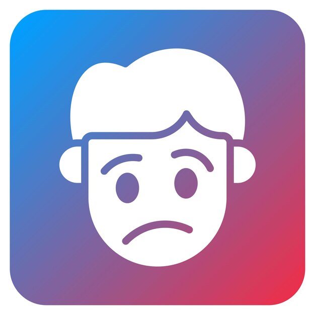 Imagen vectorial de icono confusa Se puede usar para emociones humanas