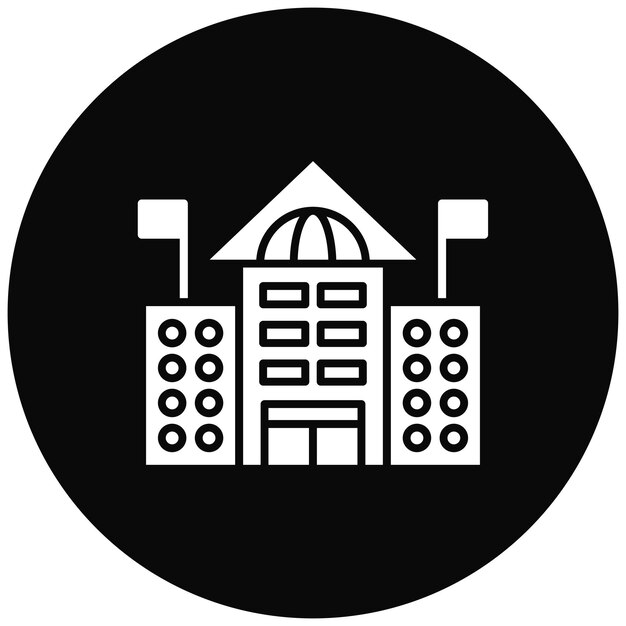 Imagen vectorial del icono del Congreso Se puede utilizar para la legislación de la ley