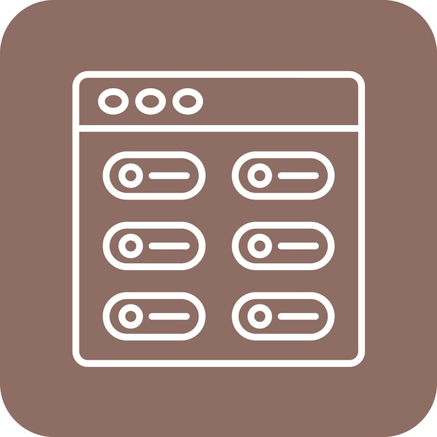 Imagen vectorial de icono de conmutación Se puede utilizar para la experiencia del usuario