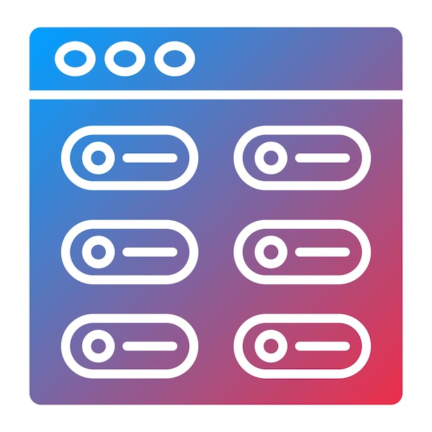 Imagen vectorial de icono de conmutación Se puede utilizar para la experiencia del usuario