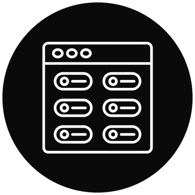 Imagen vectorial de icono de conmutación Se puede utilizar para la experiencia del usuario