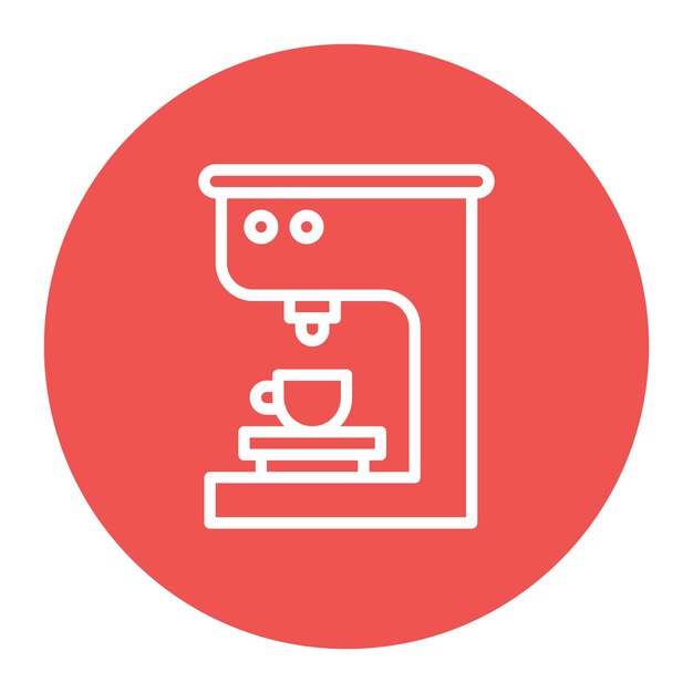 Imagen vectorial del icono del conocedor del café Se puede utilizar para las tribus urbanas