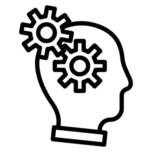 Imagen vectorial del icono de conocimiento de la industria Se puede utilizar para el currículum vitae