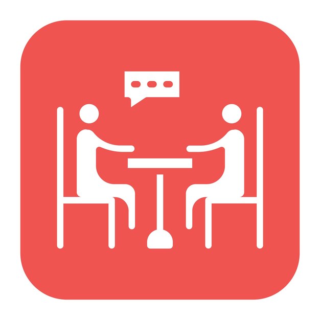 Imagen vectorial del icono del consejero Se puede usar para la adicción