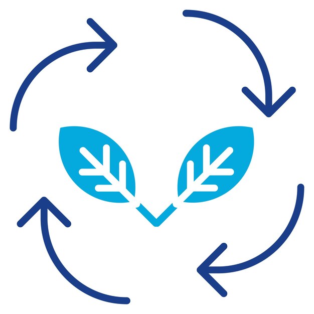 Imagen vectorial del icono de conservación de la energía Se puede usar para el Día de la Tierra