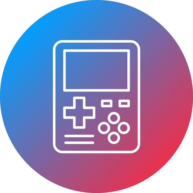 Imagen vectorial del icono de la consola Se puede utilizar para la realidad virtual