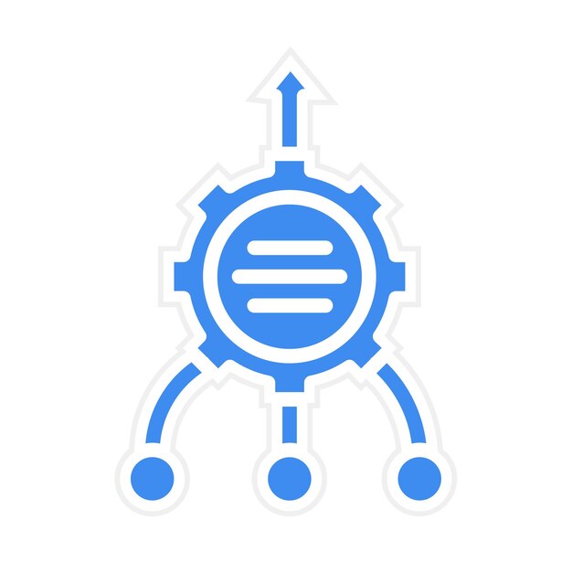 Imagen vectorial del icono de consolidación Se puede utilizar para Business Analytics