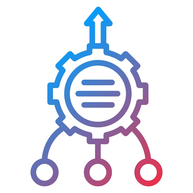 Vector imagen vectorial del icono de consolidación se puede utilizar para business analytics