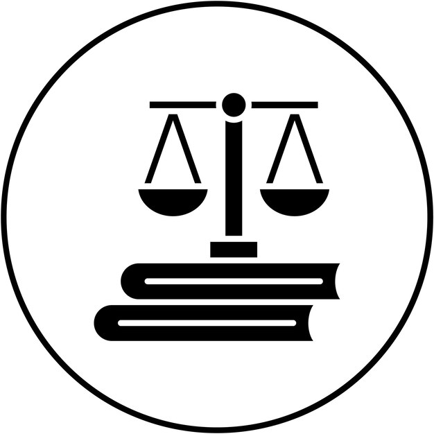 Imagen vectorial del icono de la Constitución Se puede utilizar para la legislación de la ley
