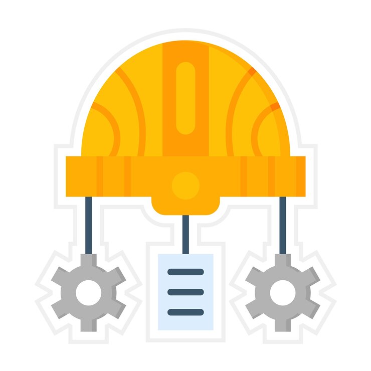 Vector imagen vectorial del icono de construcción del proyecto se puede utilizar para la gestión del proyecto