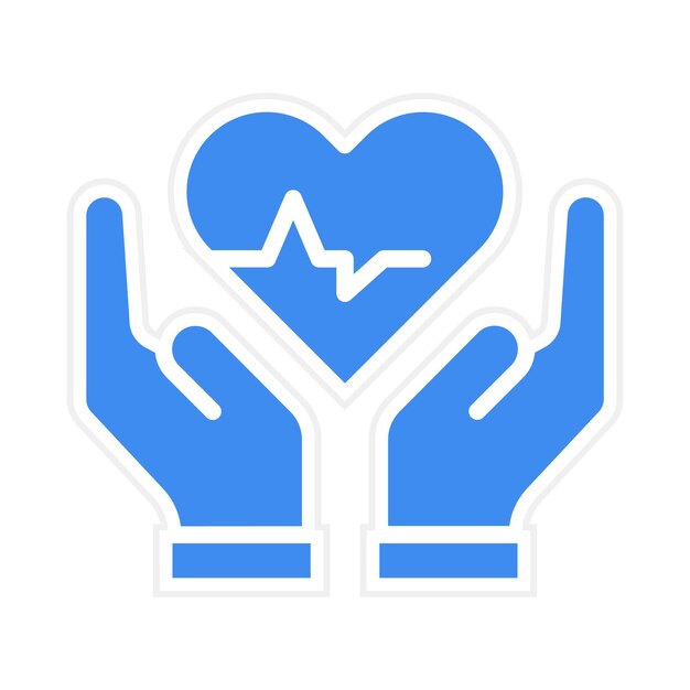 Imagen vectorial de icono de consulta de cardiología Se puede utilizar para cardiología