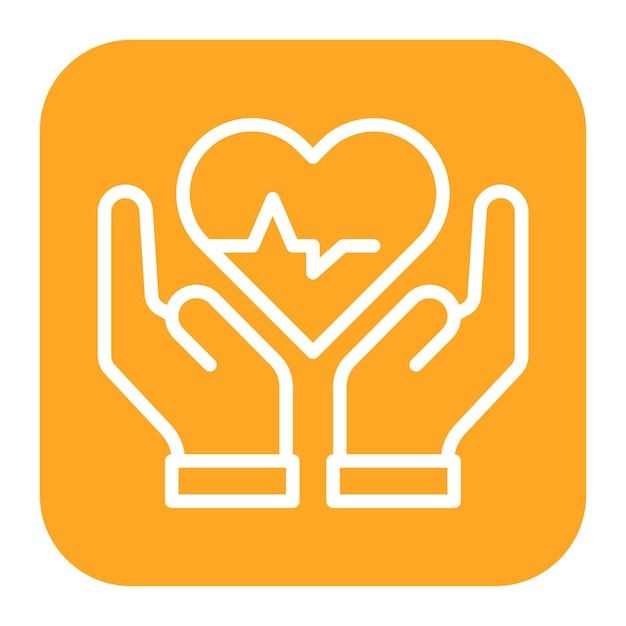 Imagen vectorial de icono de consulta de cardiología Se puede utilizar para cardiología