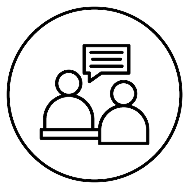 Imagen vectorial del icono de consulta Puede utilizarse para cirugía plástica y estética
