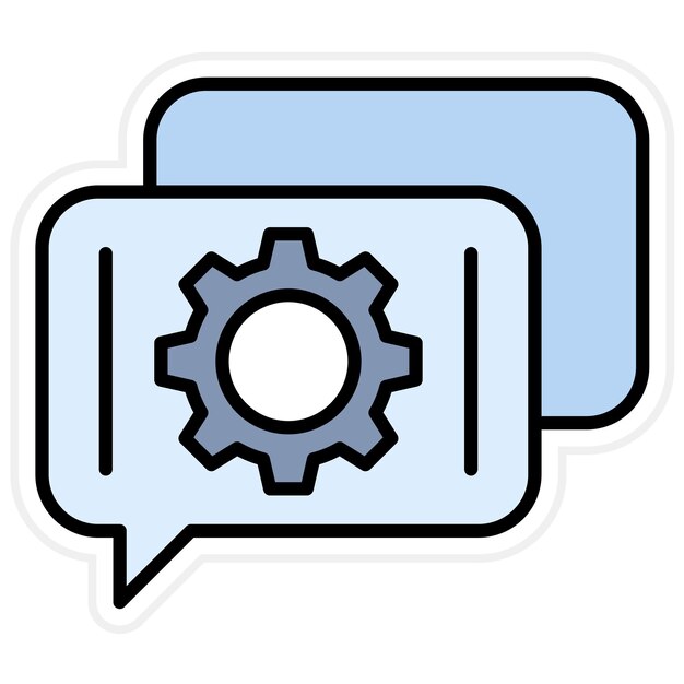 Imagen vectorial del icono del consultor del proyecto Se puede utilizar para la agencia de redes sociales