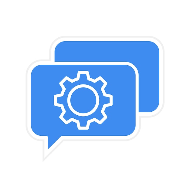 Imagen vectorial del icono del consultor del proyecto Se puede utilizar para la agencia de redes sociales