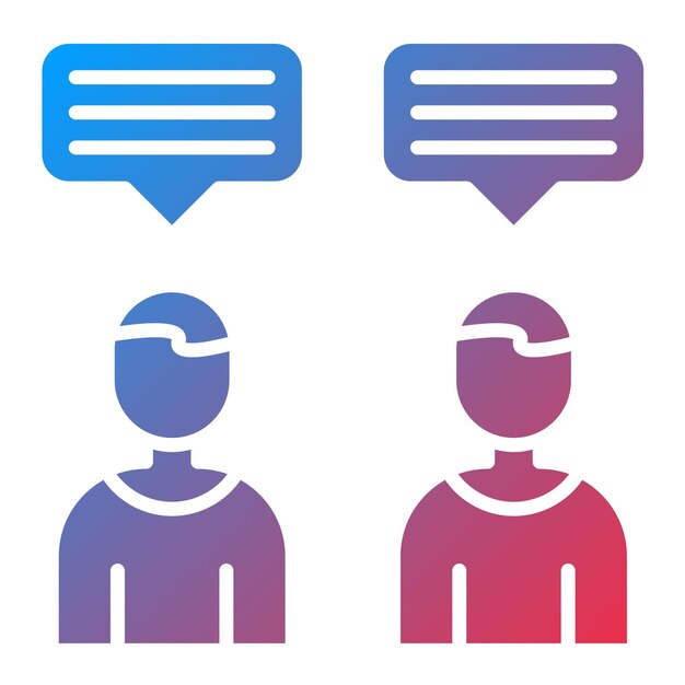 Imagen vectorial de icono de consultor Puede utilizarse para personas de negocios