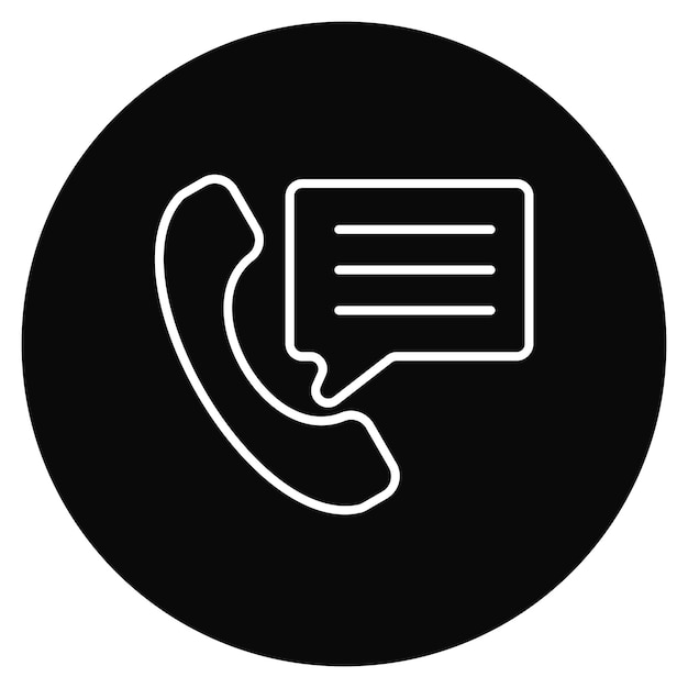 Imagen vectorial del icono de contacto con nosotros Se puede utilizar para negocios y finanzas