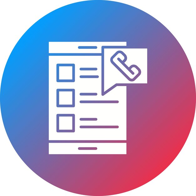 Imagen vectorial del icono de contacto Puede utilizarse para comunicaciones