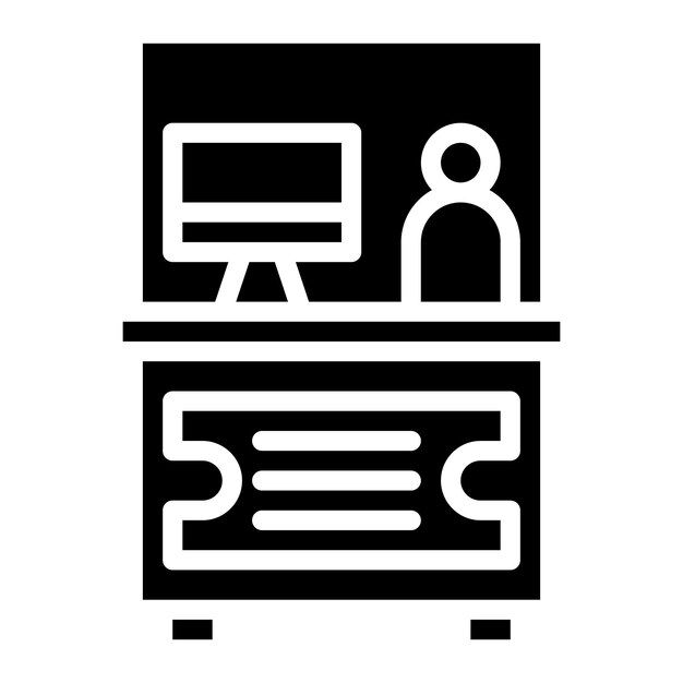 Imagen vectorial del icono del contador de boletos Se puede utilizar para el parque acuático