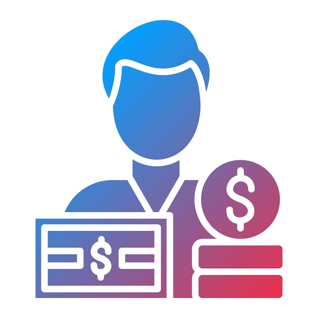 Imagen vectorial del icono del contador Se puede utilizar para la contabilidad