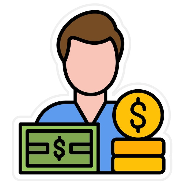 Imagen vectorial del icono del contador Se puede utilizar para la contabilidad