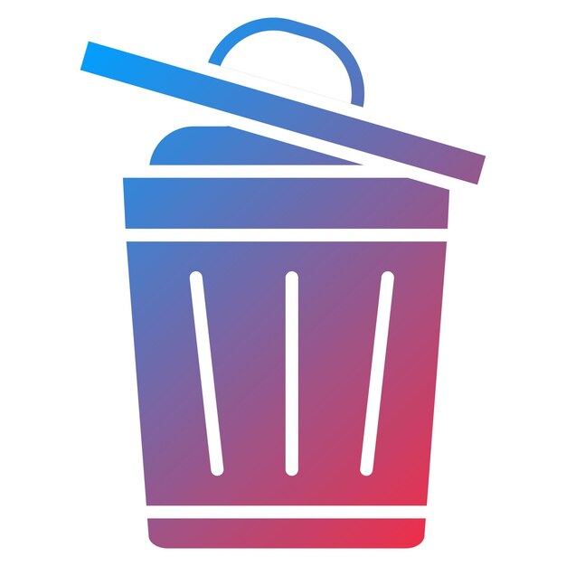 Imagen vectorial del icono del contenedor de reciclaje Se puede usar para el Día de la Tierra