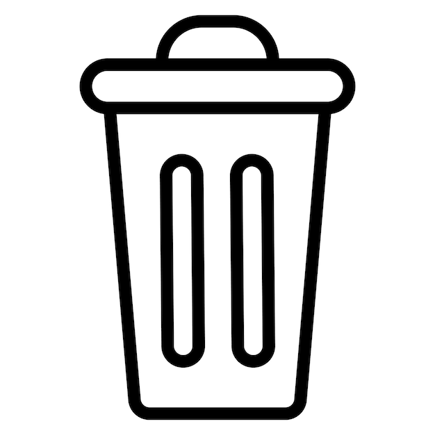 Imagen vectorial del icono del contenedor de reciclaje Puede utilizarse para el desarrollo ecológico