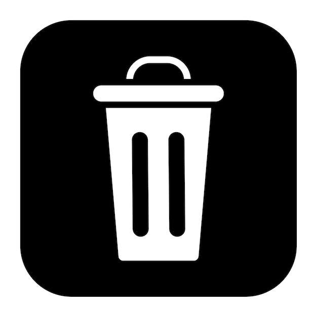 Imagen vectorial del icono del contenedor de reciclaje Puede utilizarse para el desarrollo ecológico