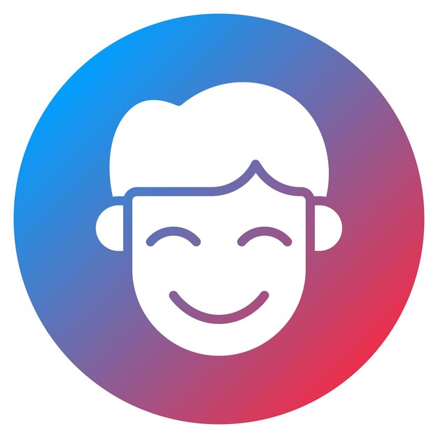 Imagen vectorial de icono de contenido Se puede usar para emociones humanas
