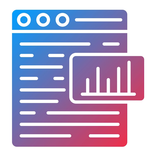 Imagen vectorial de icono de contenido de tendencia Se puede utilizar para el marketing digital