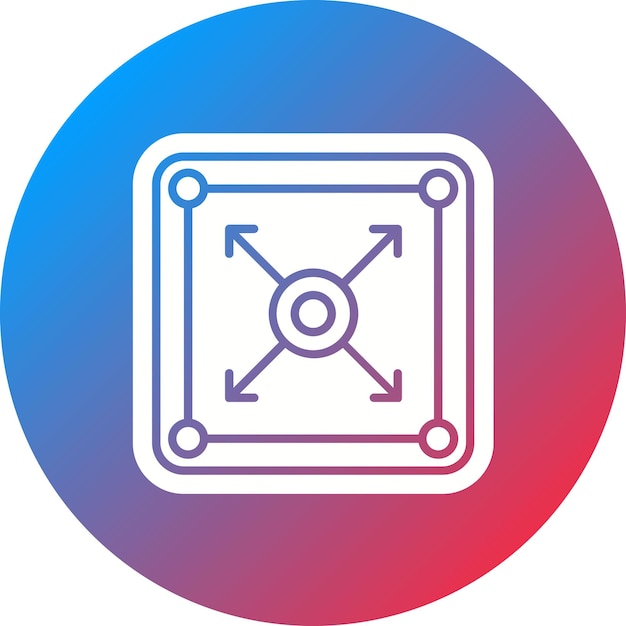 La imagen vectorial del icono de contorno se puede utilizar para la infografía