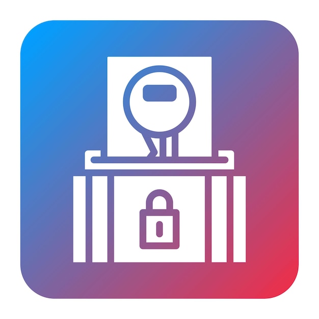 Imagen vectorial del icono de control de acceso Puede utilizarse para Locksmith