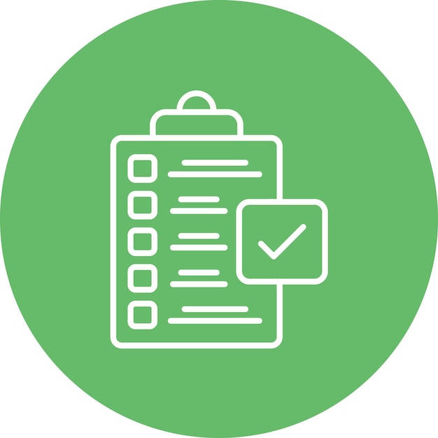 Imagen vectorial de icono de control de calidad Se puede usar para UX e UI