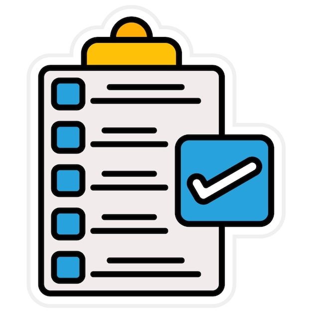 Imagen vectorial de icono de control de calidad Se puede usar para UX e UI