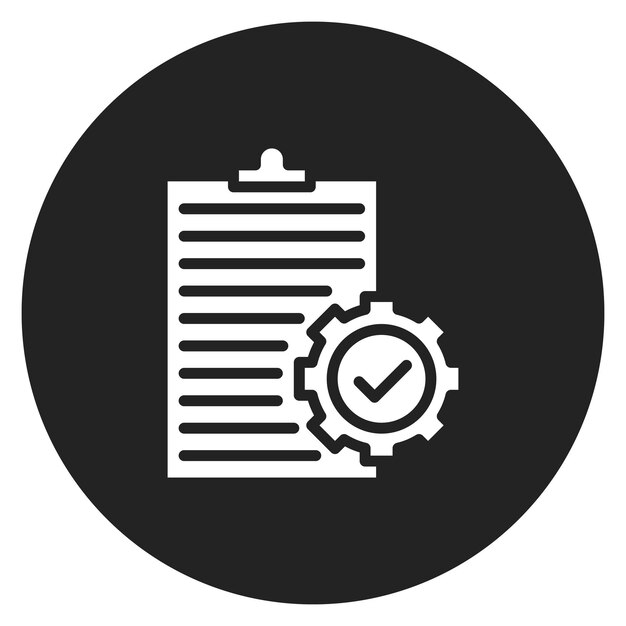 Imagen vectorial de icono de control de calidad Puede utilizarse para la fabricación aditiva