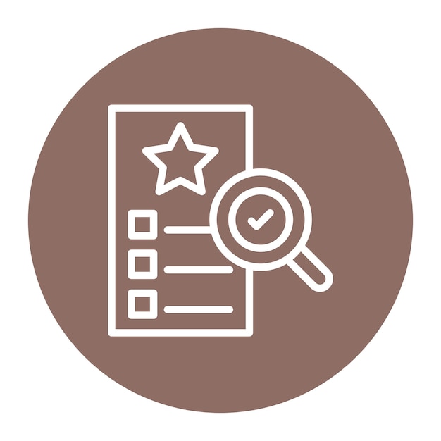 Imagen vectorial del icono de control de calidad Puede utilizarse para los riesgos empresariales