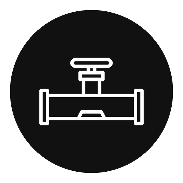 Imagen vectorial del icono de control de flujo Se puede utilizar para el tratamiento del agua