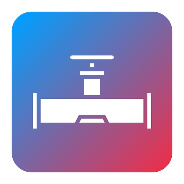 Imagen vectorial del icono de control de flujo Se puede utilizar para el tratamiento del agua