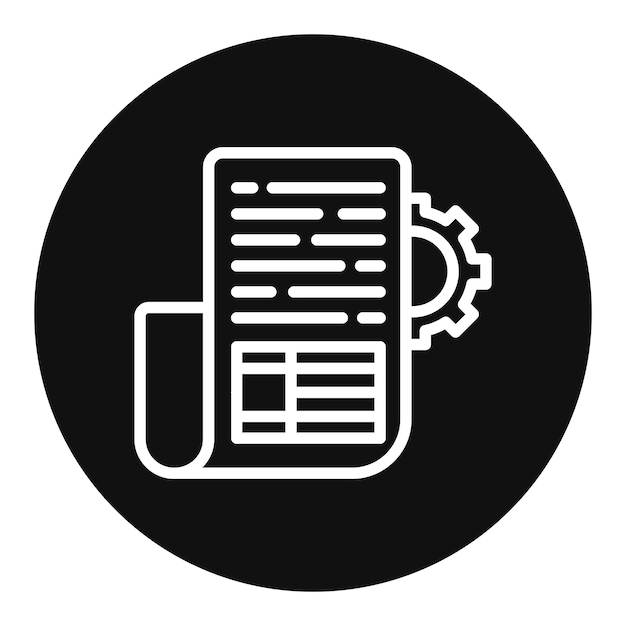 Imagen vectorial del icono de los controles internos Puede utilizarse para la auditoría empresarial