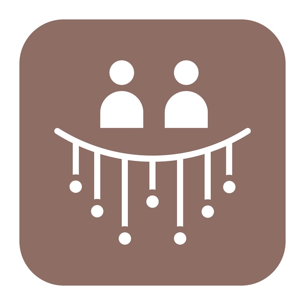 Imagen vectorial del icono de coordinación Se puede utilizar para Business Analytics