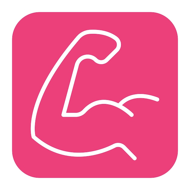 Imagen vectorial del icono del coraje Se puede usar para el crecimiento personal