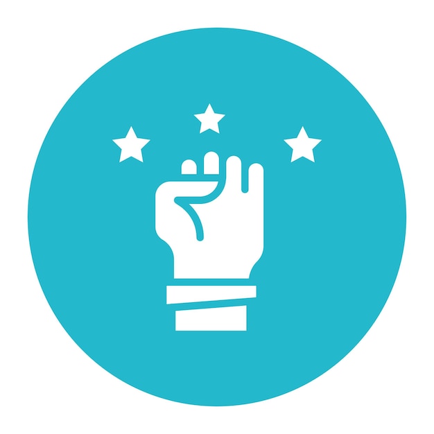 Imagen vectorial del icono de coraje Se puede usar para rasgos de personalidad