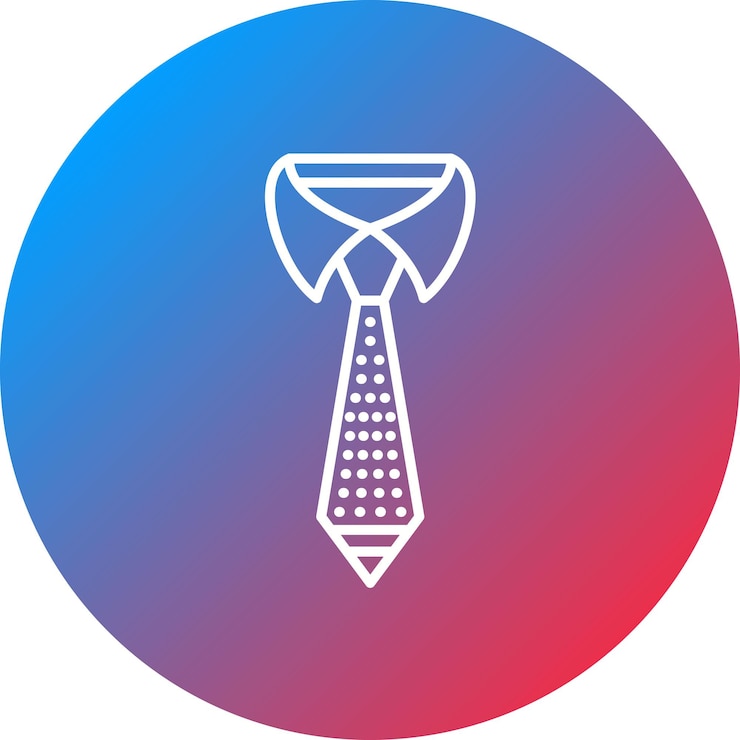 Vector imagen vectorial de icono de corbata se puede usar para negocios y oficinas