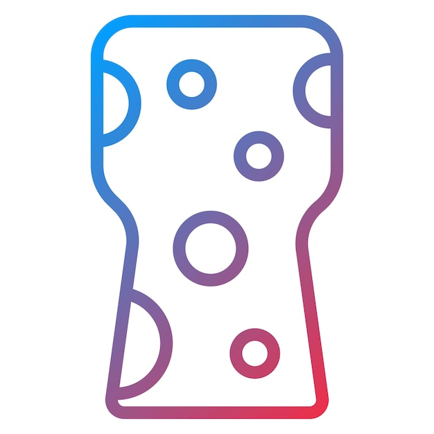 Imagen vectorial del icono de corcho Puede utilizarse para las características de la tela