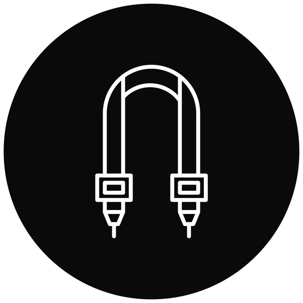 Imagen vectorial del icono de la correa de la cámara Se puede utilizar para la fotografía