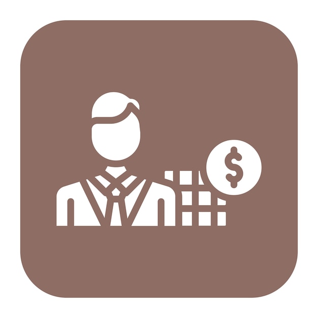 Imagen vectorial del icono del corredor del corredor Se puede utilizar para el crowdfunding