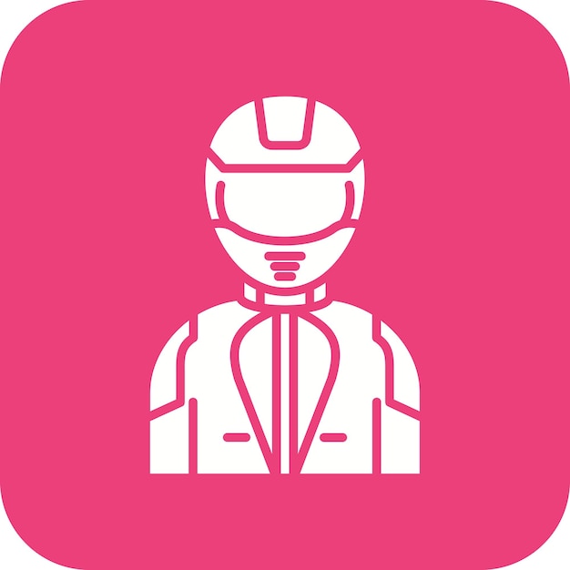 Imagen vectorial del icono del corredor Se puede usar para carreras automáticas