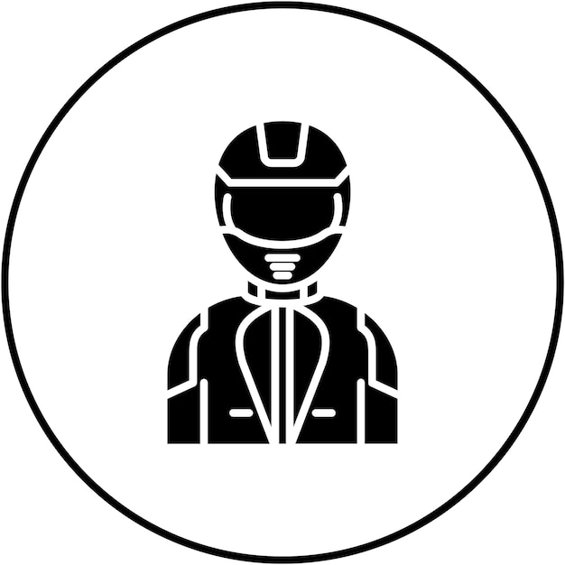 Imagen vectorial del icono del corredor Se puede usar para carreras automáticas