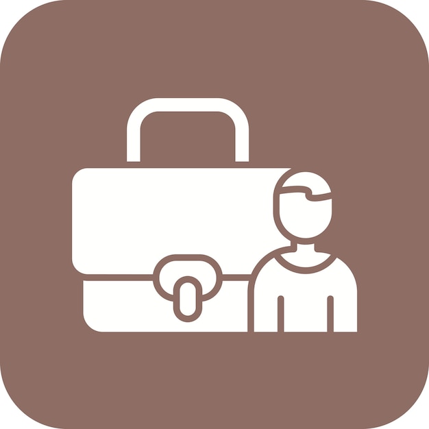 Imagen vectorial de icono de corredor Se puede utilizar para personas de negocios