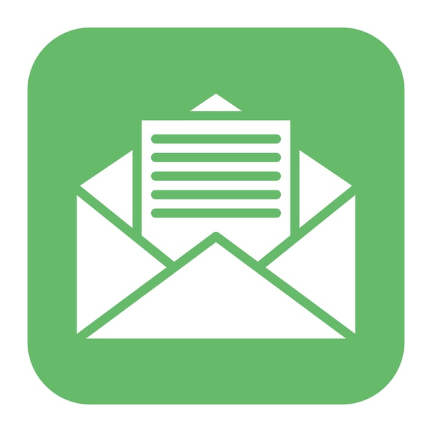 La imagen vectorial del icono de correo electrónico se puede utilizar para Contacte con nosotros